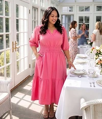 Alex Marie Barb Leather Double Banded Block Heel Sandals
