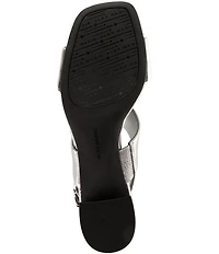 Alex Marie Barb Leather Double Banded Block Heel Sandals