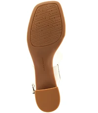 Alex Marie Barb Leather Double Banded Block Heel Sandals