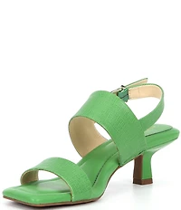 Alex Marie Barbra Embossed Double Band Heel Sandals