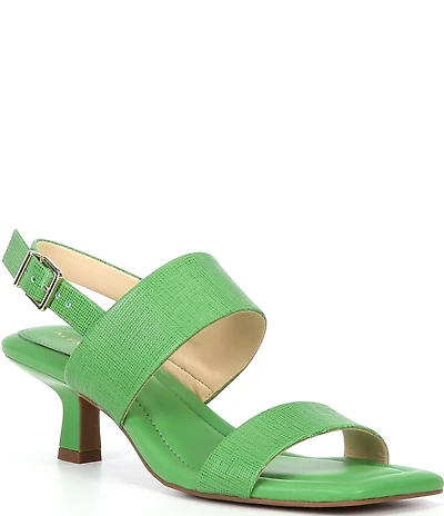 Alex Marie Barbra Embossed Double Band Heel Sandals