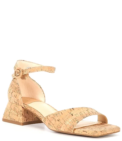 Alex Marie Belami Cork Square Toe Sandals
