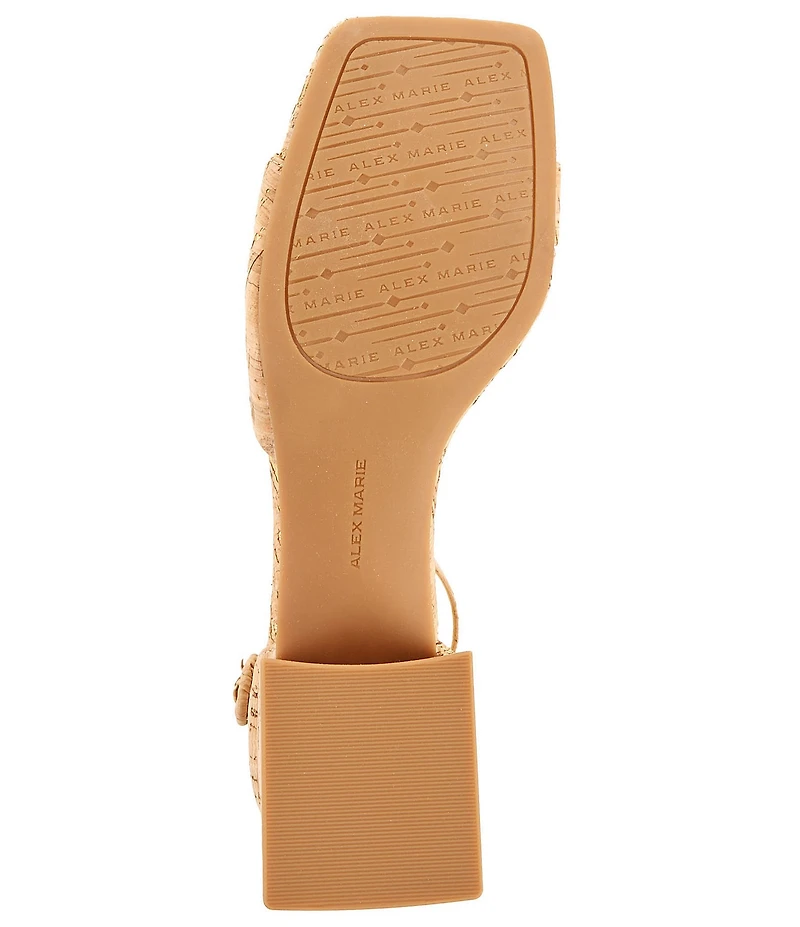 Alex Marie Belami Cork Square Toe Sandals