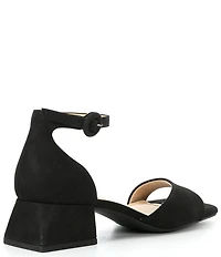 Alex Marie Belami Nubuck Suede Square Toe Dress Sandals