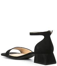 Alex Marie Belami Nubuck Suede Square Toe Dress Sandals