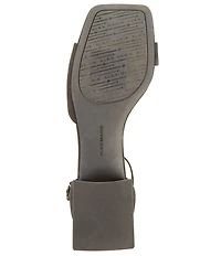 Alex Marie Belami Nubuck Suede Square Toe Dress Sandals