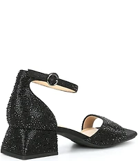 Alex Marie Belami Rhinestone Square Toe Dress Sandals