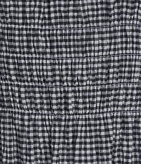 Alex Marie Bently Gingham Square Neck Sleeveless Dress