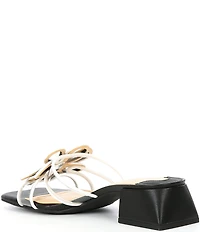 Alex Marie Bernice Clear Colorblock Flower Ornament Slide Sandals