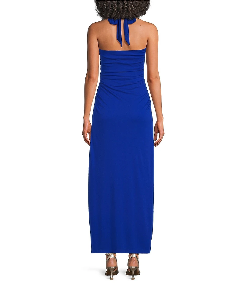 Alex Marie Bianca Halter Neck Sleeveless Jersey Dress