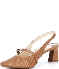 Alex Marie Blair Raffia Mary Jane Slingback Pumps