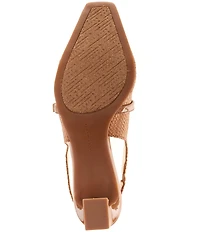 Alex Marie Blair Raffia Mary Jane Slingback Pumps