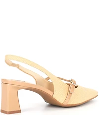 Alex Marie Blair Raffia Slingback Pumps