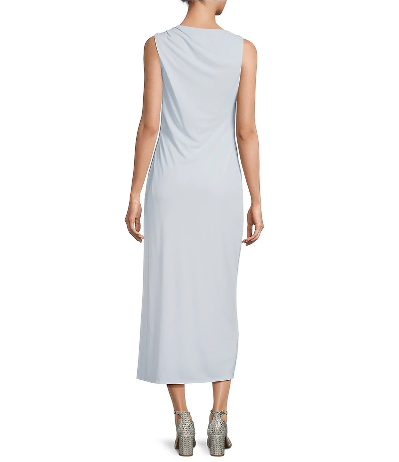 Alex Marie Brianna One Shoulder Matte Jersey Maxi Dress