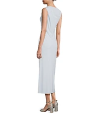 Alex Marie Brianna One Shoulder Matte Jersey Maxi Dress