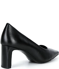 Alex Marie Cami Leather Block Heel Pumps