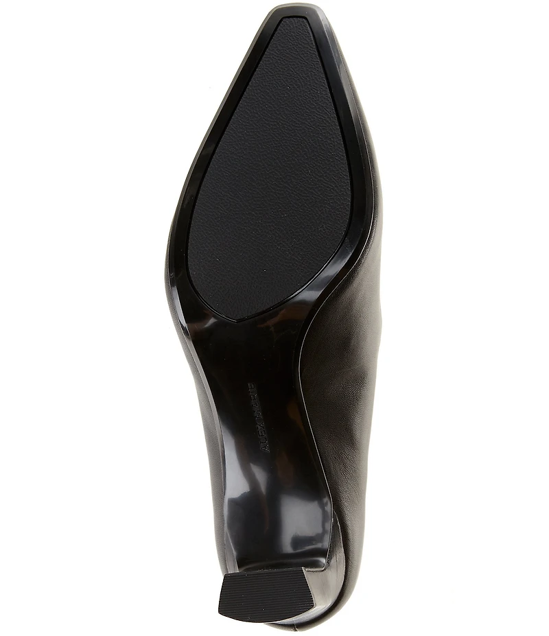 Alex Marie Cami Leather Block Heel Pumps