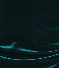 Alex Marie Chelsea Velvet Mock Neck Long Sleeve Top