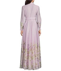 Alex Marie Cheryl Long Sleeve A-Line Gown