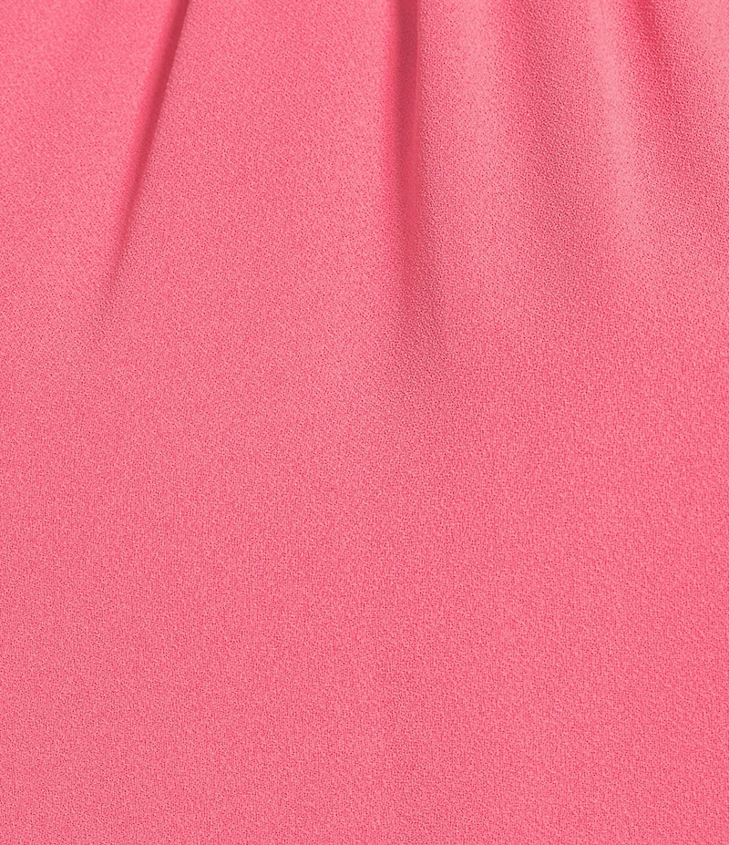 Alex Marie Chiara Mock Neck Sleeveless Crepe Dress