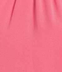 Alex Marie Chiara Mock Neck Sleeveless Crepe Dress