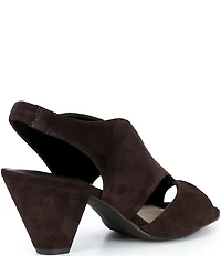 Alex Marie Claudie Suede Slingback Cone Heel Sandals