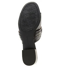 Alex Marie Clementine Bit Buckle Leather Slide Sandals