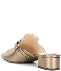 Alex Marie Clementine Bit Buckle Leather Slide Sandals