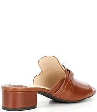 Alex Marie Clementine Bit Buckle Leather Slide Sandals