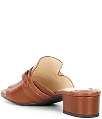 Alex Marie Clementine Bit Buckle Leather Slide Sandals