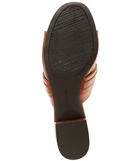 Alex Marie Clementine Bit Buckle Leather Slide Sandals