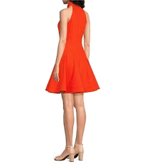 Alex Marie Collar Neckline Vivianne Linen Blend Dress