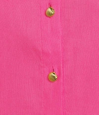 Alex Marie Collar Neckline Vivianne Linen Blend Dress
