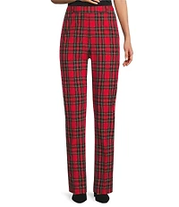 Alex Marie Coordinating Alexa Stretch Tartan Full Length Skinny Leg Pants