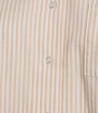 Alex Marie Coordinating Bethenny Novelty Stripe Collared Sleeveless Top