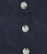 Alex Marie Coordinating Brooke V Neck Sleeveless Stretch Linen Vest