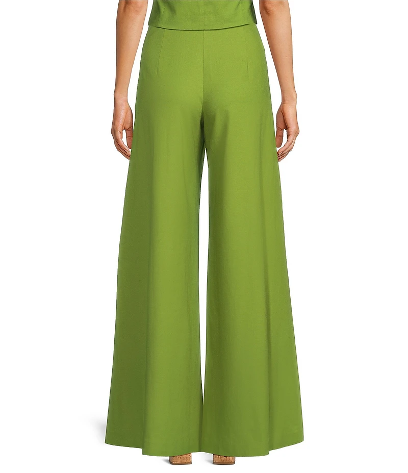 Alex Marie Coordinating Natalie Stretch Linen Pants