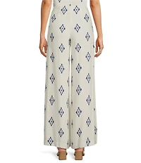Alex Marie Coordinating Natalie Wide Leg Linen Blend Pants