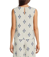 Alex Marie Coordinating Remi Linen Sleeveless Blouse