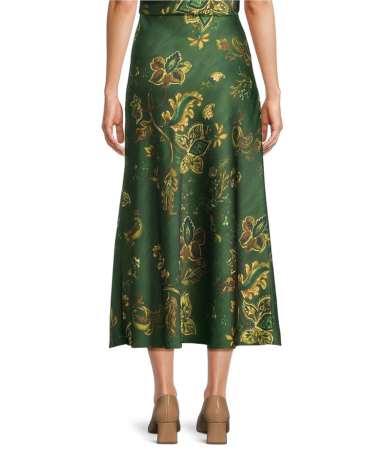 Alex Marie Coordinating Shirley Printed Satin Skirt
