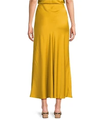 Alex Marie Coordinating Shirley Stretch Satin Skirt