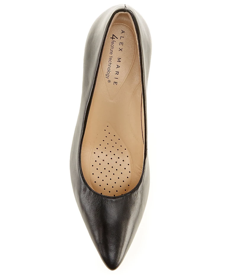 Alex Marie Cowen Glossy Leather Pumps