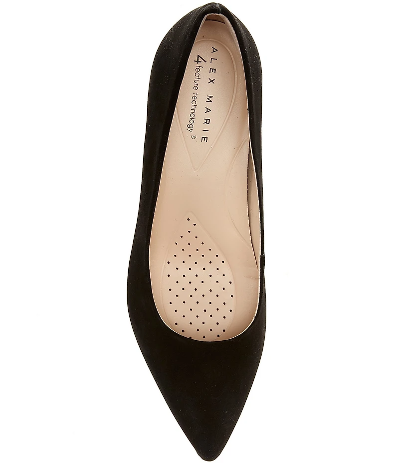 Alex Marie Cowen Suede Pointed Toe Pumps