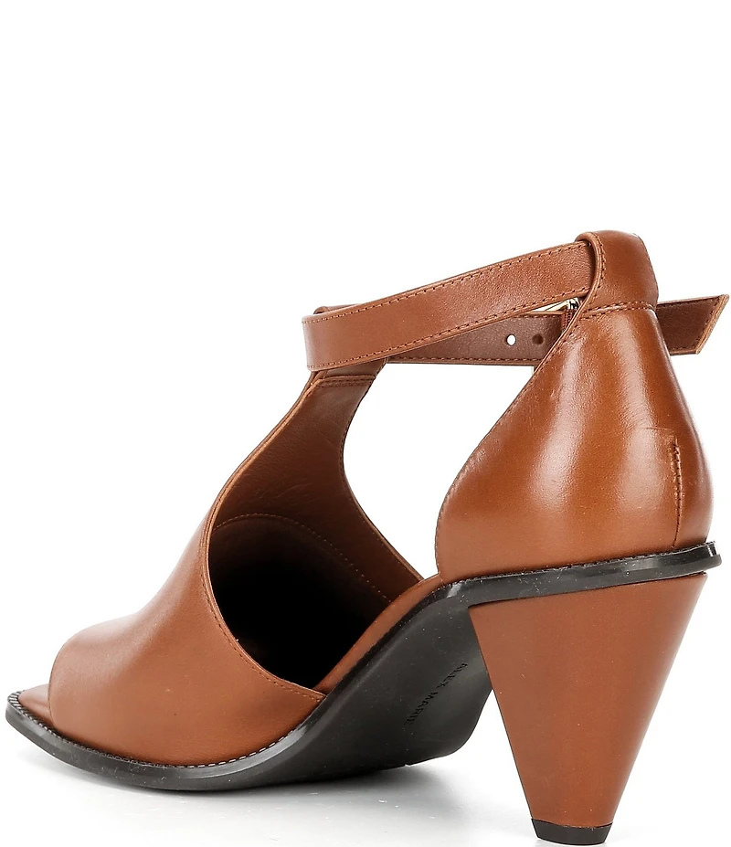Alex Marie Danica Leather T-Strap Shooties