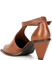Alex Marie Danica Leather T-Strap Shooties