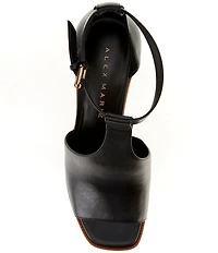 Alex Marie Danica Leather T-Strap Shooties