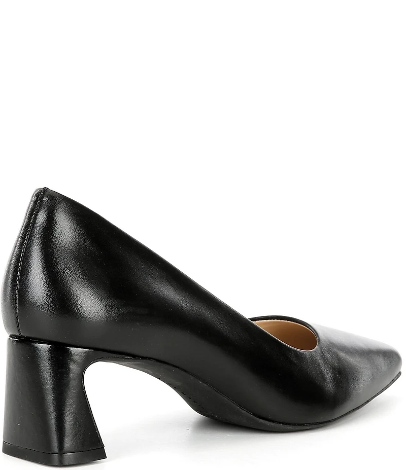Alex Marie Daphne Leather Block Heel Pumps