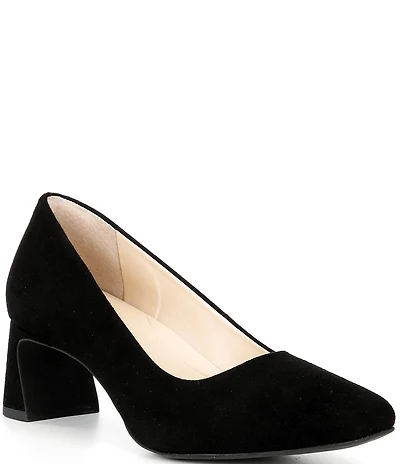 Alex Marie Daphne Suede Block Heel Pumps