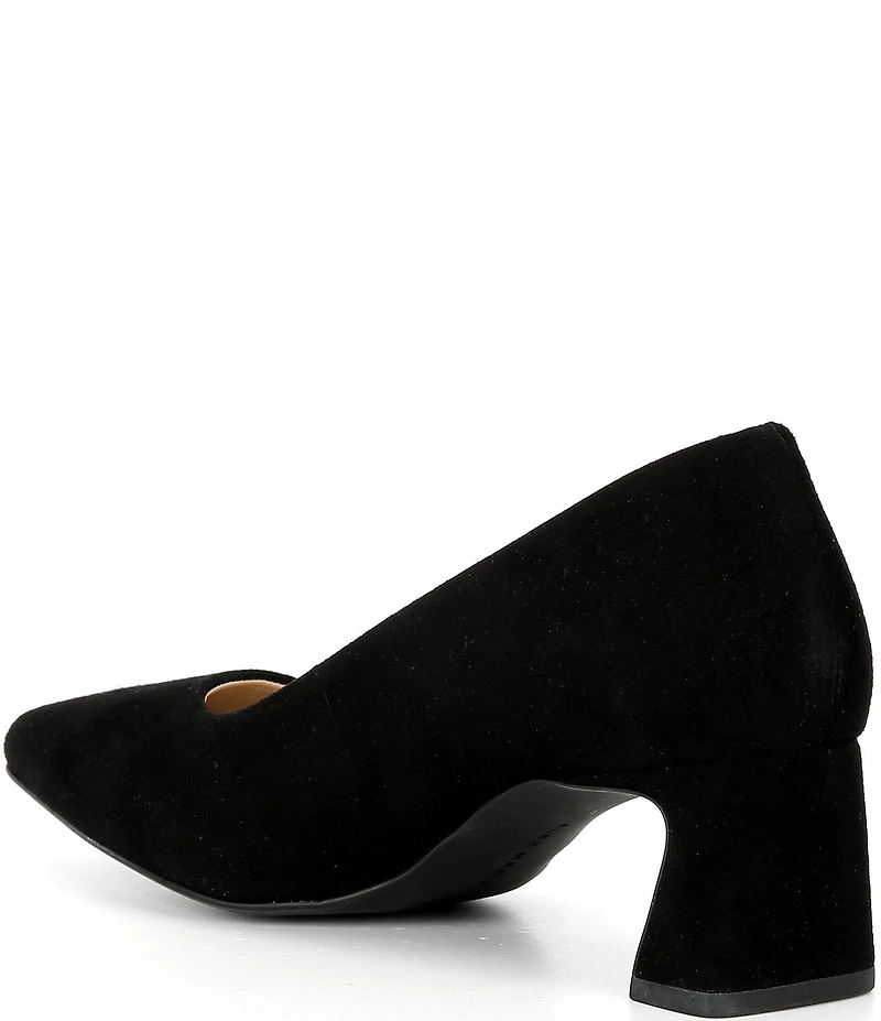 Alex Marie Daphne Suede Block Heel Pumps