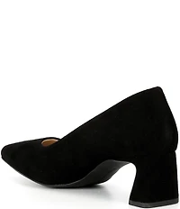 Alex Marie Daphne Suede Block Heel Pumps